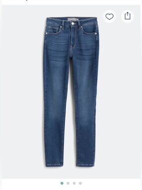 Just USA High-Rise Skinny Jeans in Medium Blue Wash